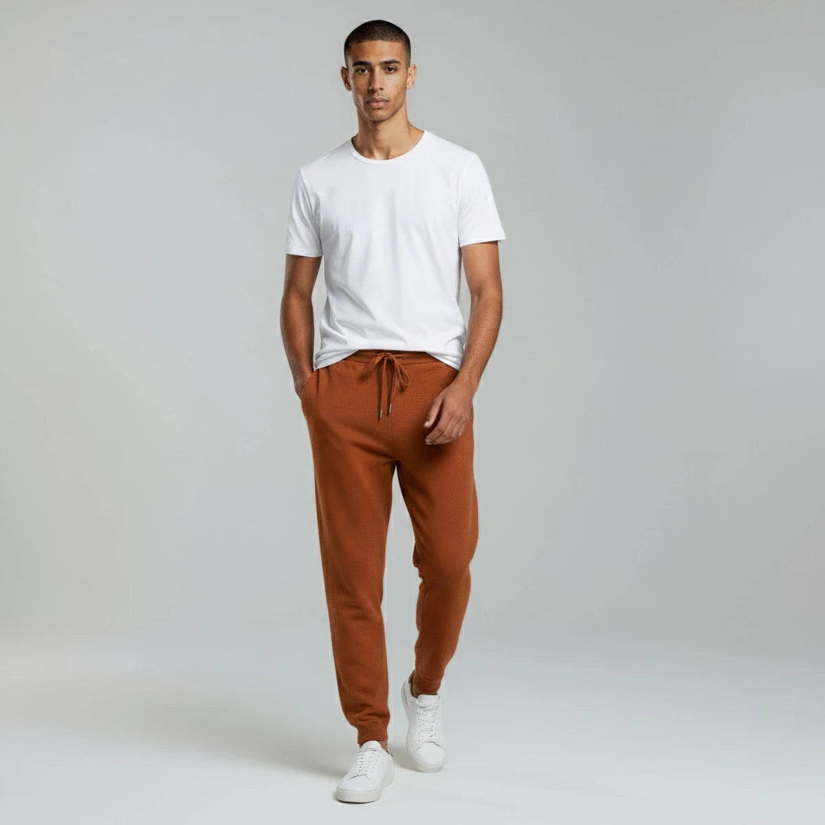 High Waist Thick Casual Warm Trousers - Montford & Co