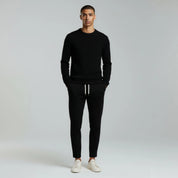 High Waist Thick Casual Warm Trousers - Montford & Co