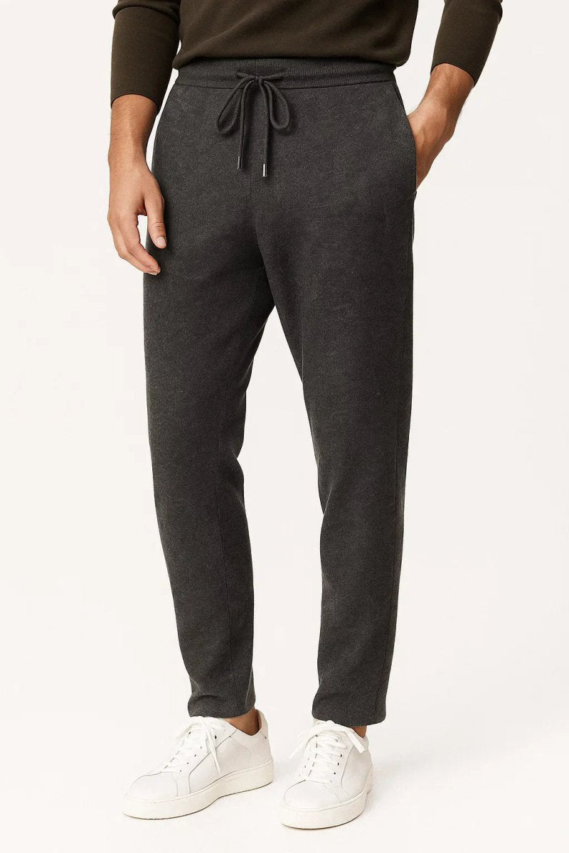 High Waist Thick Casual Warm Trousers - Montford & Co