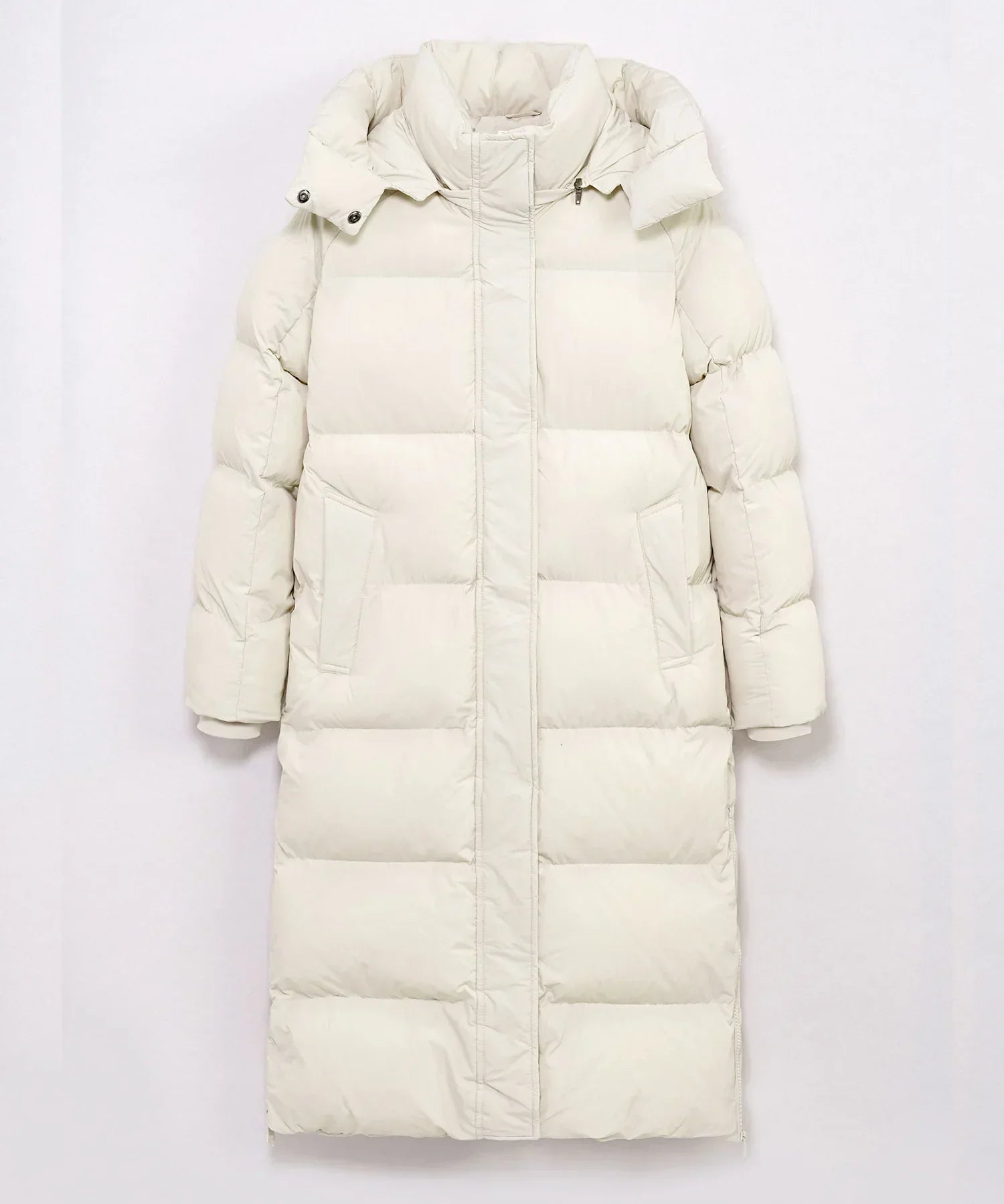 Puffer Coat – Longline Quilted Design – Winter Warmth Style