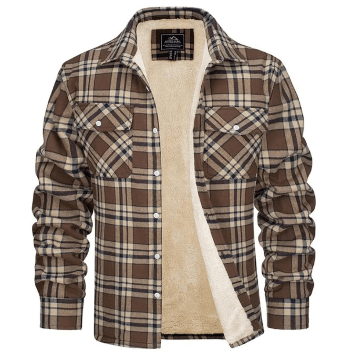 Jacket – Mens – Autumn & Winter – Heren Vest met Ruitpatroon en Fleece Voering – Montford Co - Montford & Co