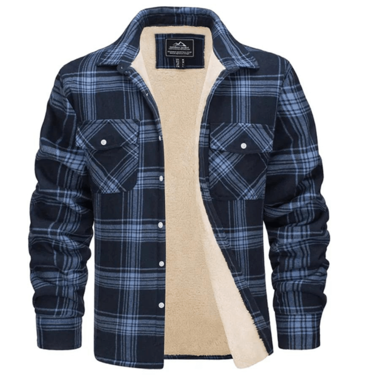 Jacket – Mens – Autumn & Winter – Heren Vest met Ruitpatroon en Fleece Voering – Montford Co - Montford & Co