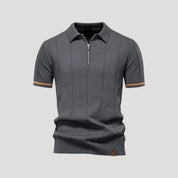 Knit Polo Zip Collar - Montford & Co