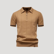 Knit Polo Zip Collar - Montford & Co