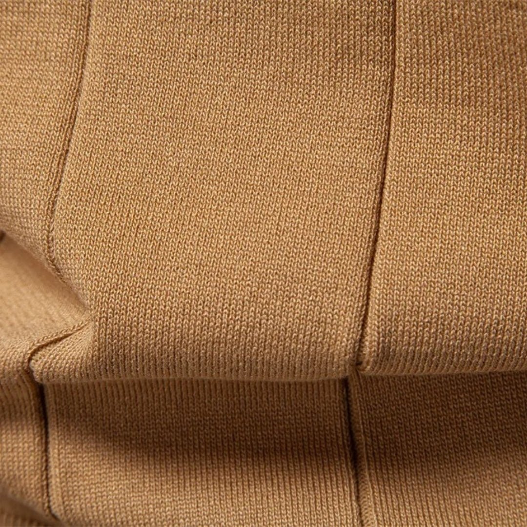 Knit Polo Zip Collar - Montford & Co