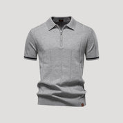 Knit Polo Zip Collar - Montford & Co