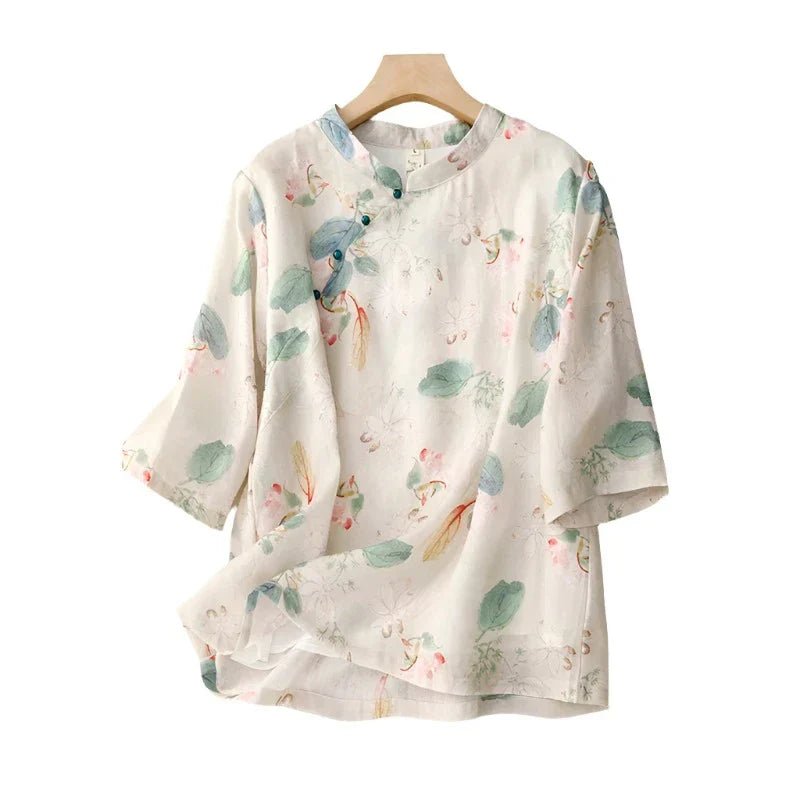 Linen - Floral Print - Montford & Co