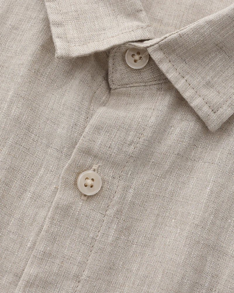 Linen Shirt (Short Sleeve) - Montford & Co