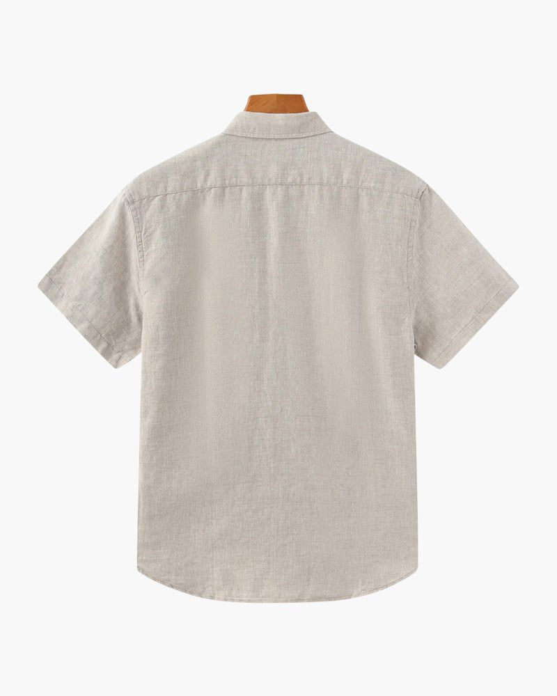 Linen Shirt (Short Sleeve) - Montford & Co