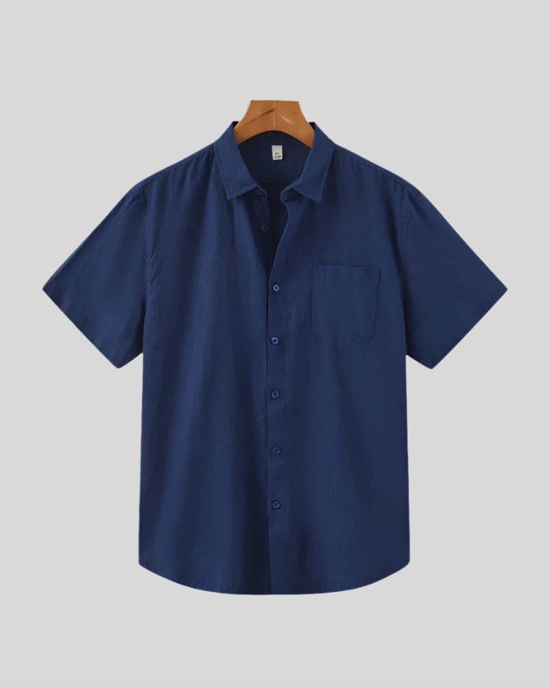 Linen Shirt (Short Sleeve) - Montford & Co