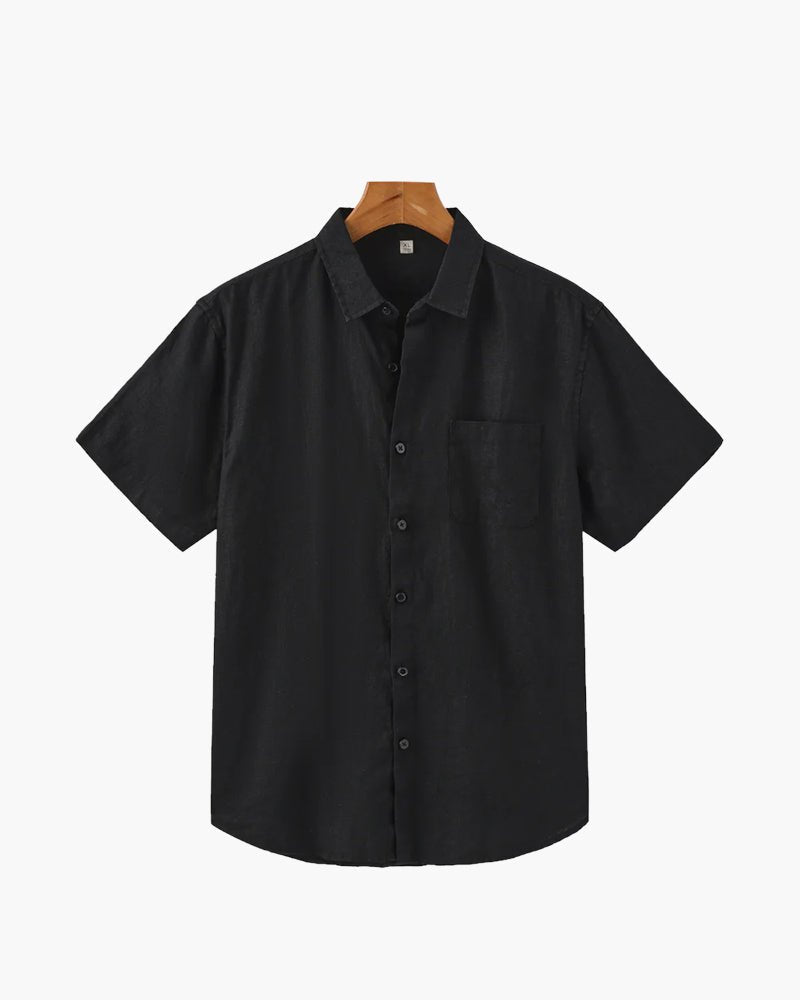 Linen Shirt (Short Sleeve) - Montford & Co