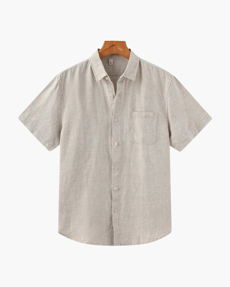 Linen Shirt (Short Sleeve) - Montford & Co