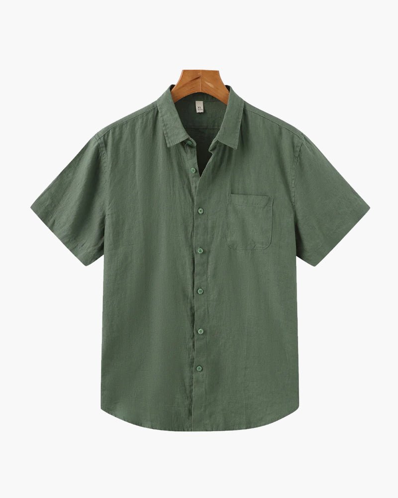 Linen Shirt (Short Sleeve) - Montford & Co