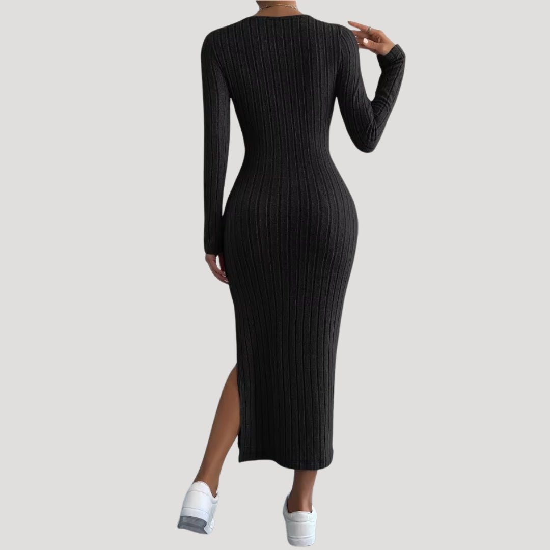 Long sleeve Midi Dress - Montford & Co