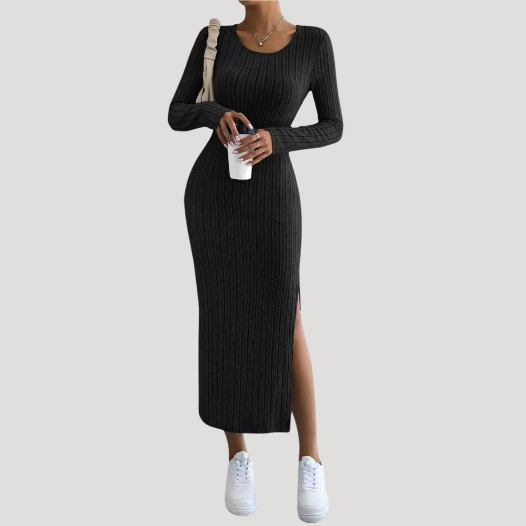 Long sleeve Midi Dress - Montford & Co