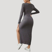 Long sleeve Midi Dress - Montford & Co