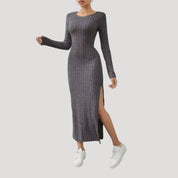 Long sleeve Midi Dress - Montford & Co