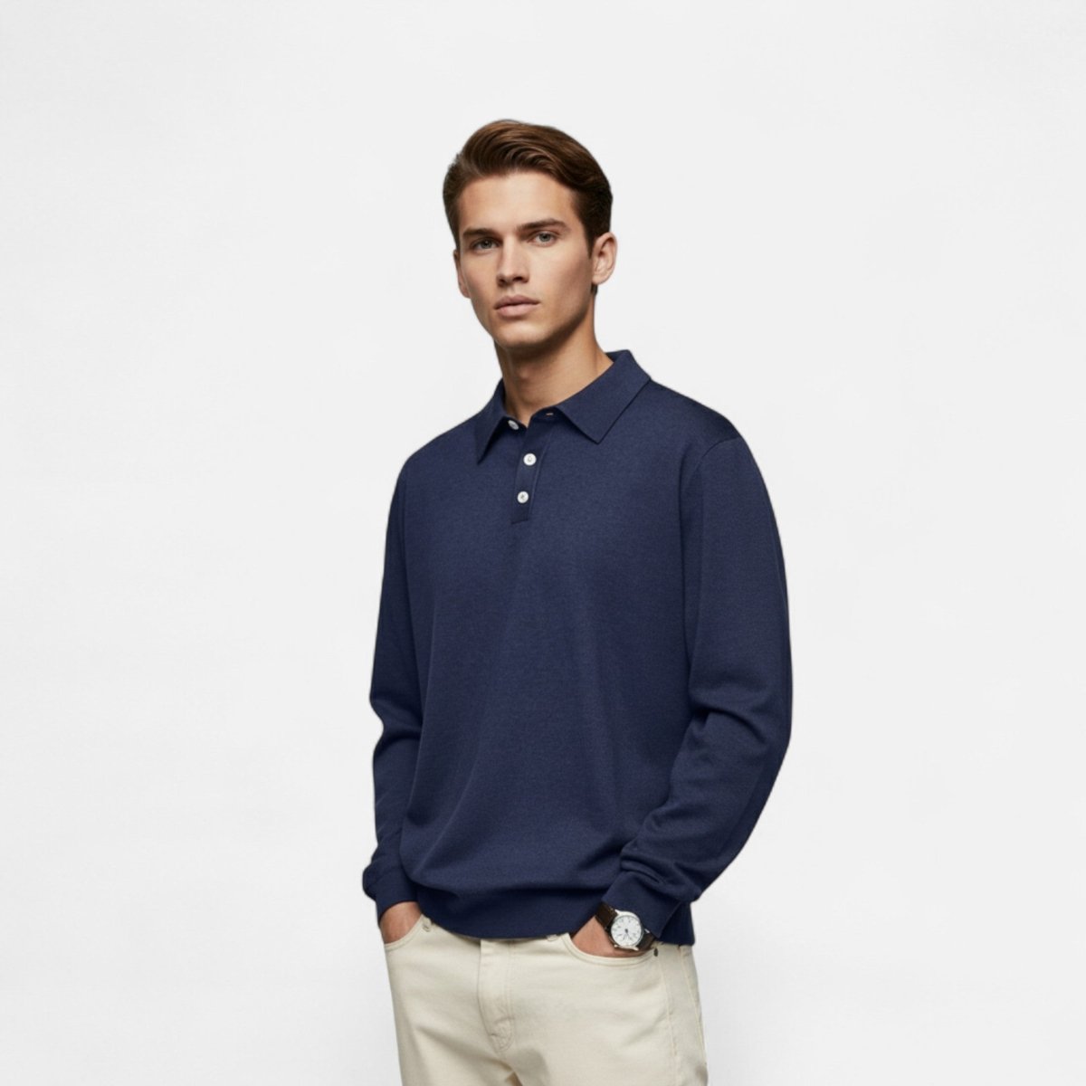 Long Sleeve Polo - Montford & Co