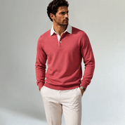 Long Sleeve Polo Shirt - Montford & Co