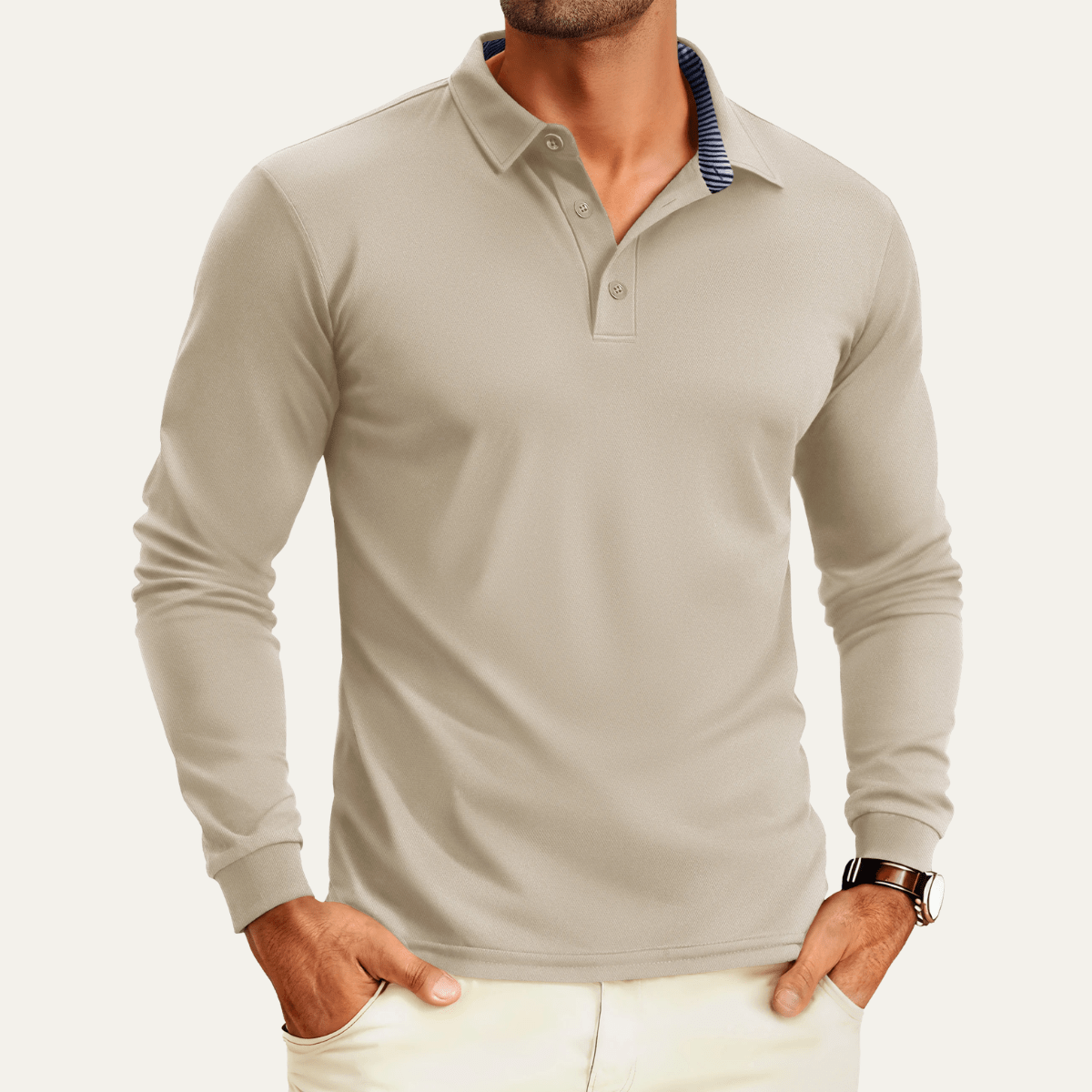 Long Sleeve Polo Shirt - Montford & Co