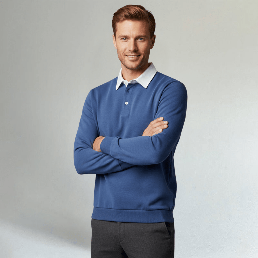 Long Sleeve Polo Shirt - Montford & Co