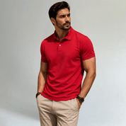 Mantova Classic Solid Trendy Fit Polo Shirt - Montford & Co