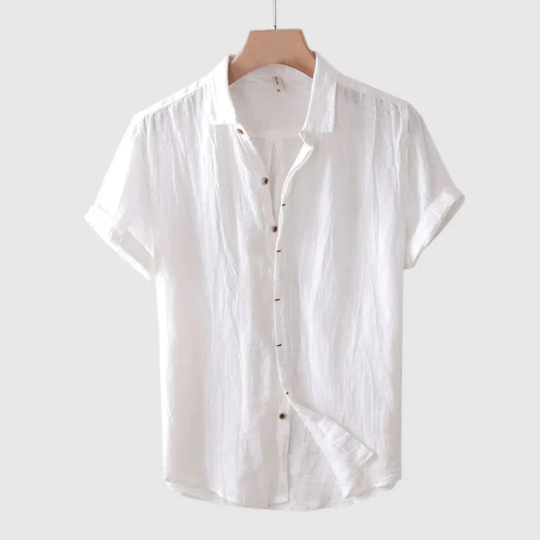 Men's Breathable Linen Shirt - Montford & Co