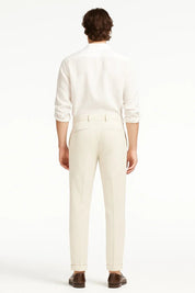 Modern Fit Trousers with Pleats - Montford & Co