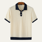 Monferrato Patchwork Knit Polo T-Shirt - Montford & Co
