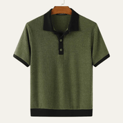 Monferrato Patchwork Knit Polo T-Shirt - Montford & Co