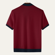 Monferrato Patchwork Knit Polo T-Shirt - Montford & Co