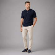 Monopoli Breathable Business Knit Polo Shirt - Montford & Co