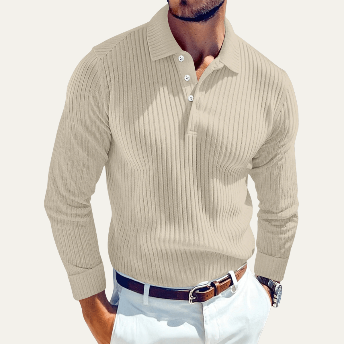 Ostuni Ribbed Business Polo Shirt - Montford & Co