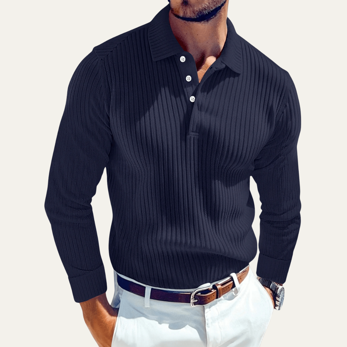 Ostuni Ribbed Business Polo Shirt - Montford & Co