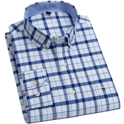 Overhemden – Heren – All Season – Classic Check Shirt met Borstzak – Montford Co - Montford & Co