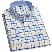 Overhemden – Heren – All Season – Classic Check Shirt met Borstzak – Montford Co - Montford & Co