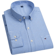 Overhemden – Heren – All Season – Classic Check Shirt met Borstzak – Montford Co - Montford & Co
