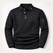 Quick Dry Long Sleeve Golf Polo Shirt - Montford & Co