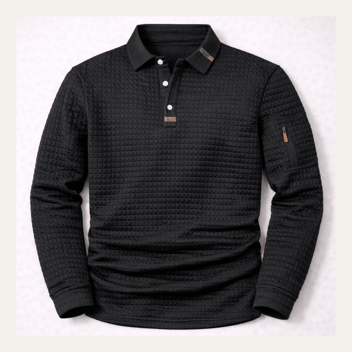 Quick Dry Long Sleeve Golf Polo Shirt - Montford & Co