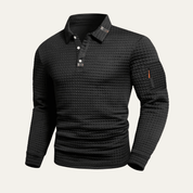 Quick Dry Long Sleeve Golf Polo Shirt - Montford & Co