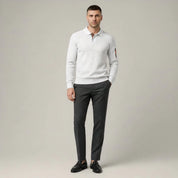 Quick Dry Long Sleeve Golf Polo Shirt - Montford & Co