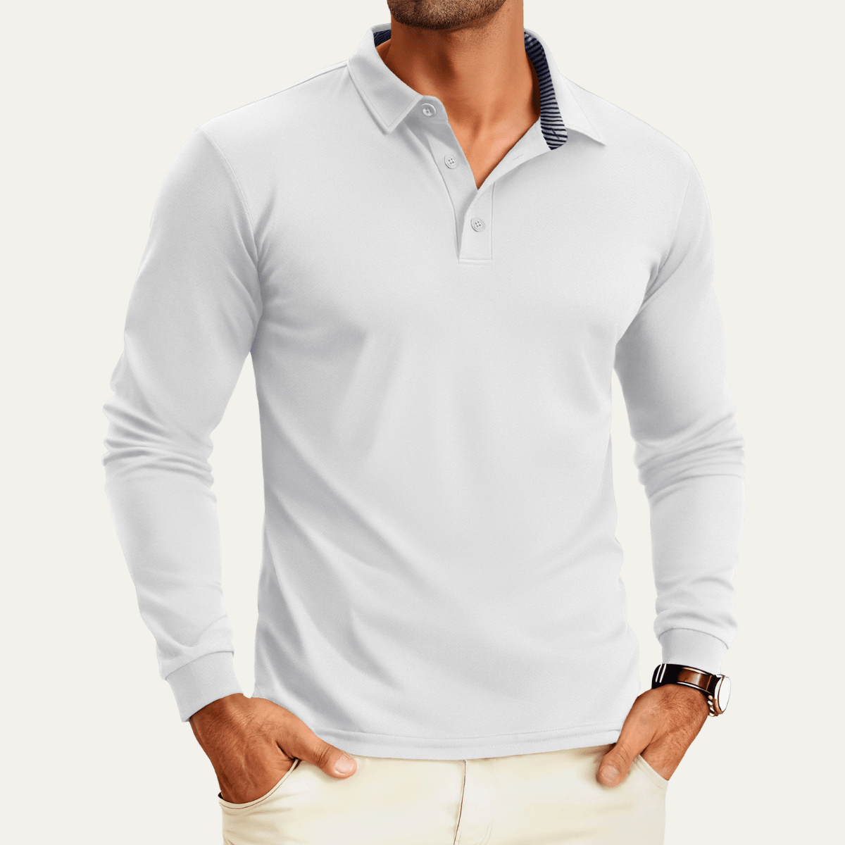Quick Dry Long Sleeve Polo Shirt - Montford & Co