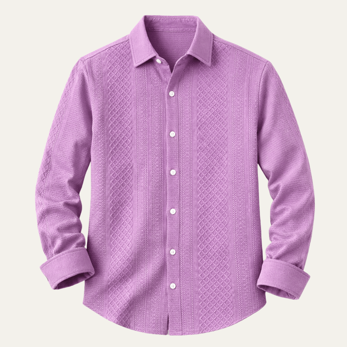 Relaxed Fit Casual Textured Shirt - Montford & Co