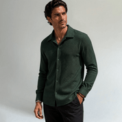 Relaxed Fit Casual Textured Shirt - Montford & Co