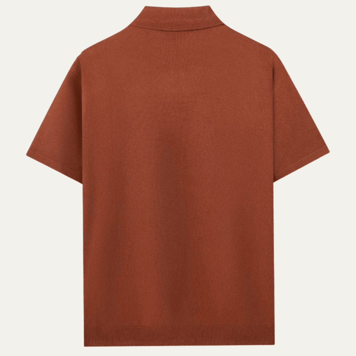 Retro Striped Knit Casual Polo Shirt - Montford & Co