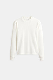 Ribbed Knit Long Sleeve Sweater - Montford & Co