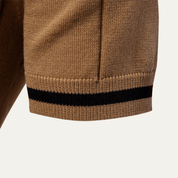 San Marino Zip Up Slim Fit Polo Shirt - Montford & Co