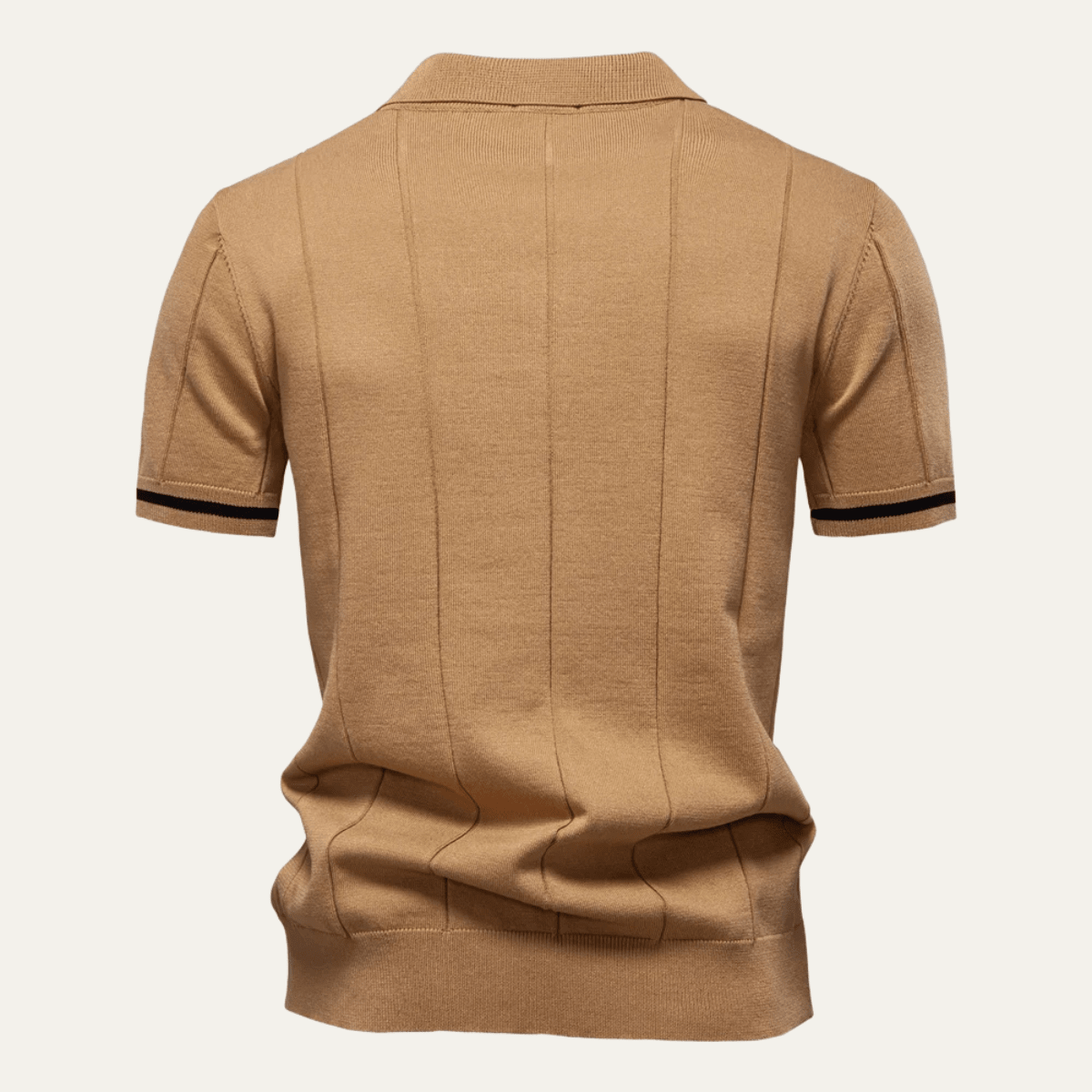 San Marino Zip Up Slim Fit Polo Shirt - Montford & Co