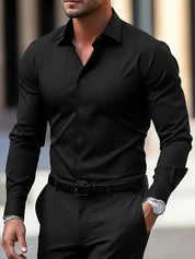 Satin Cotton Formal Shirt - Montford & Co