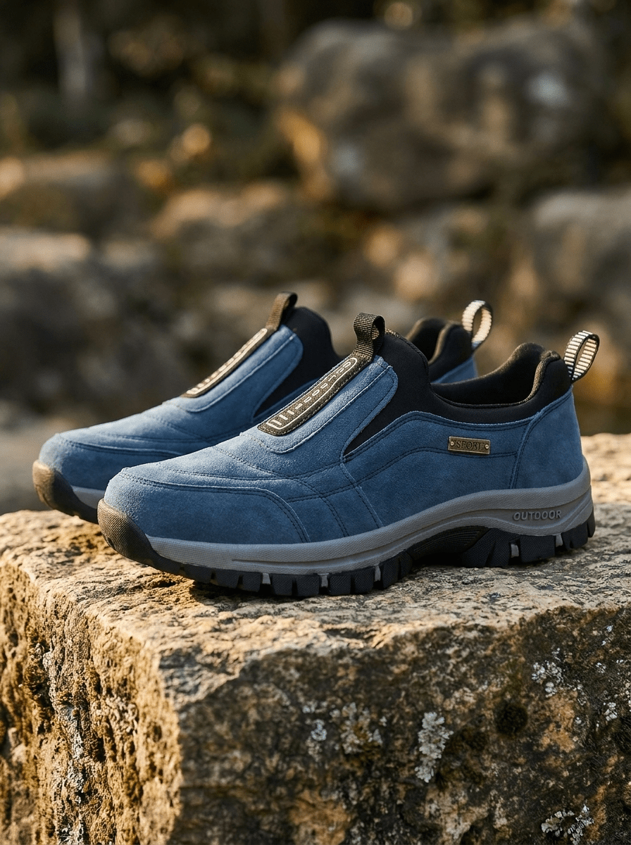 Schoenen – Heren – All Season – Wandelschoenen met Ondersteunende Inlegzolen – Montford Co - Montford & Co